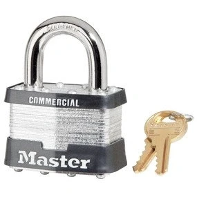 Image of Master Lock Padlock Series 5KA 2in (51mm) Wide Laminated Steel Pin Tumbler Padlock, Keyed Alike, 12 Piece