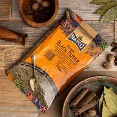 Image of Natco Foods Cracked Black Pepper 300g Chilli Wizards