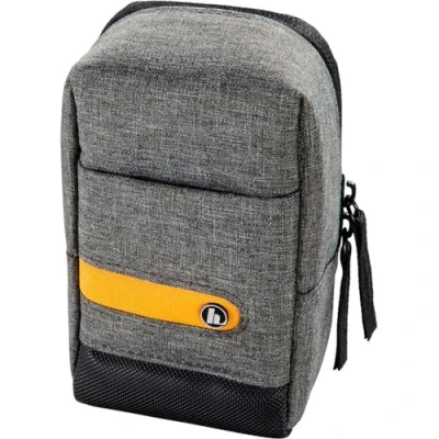 Image of Hama &quot;Terra Camera Bag Made of Recycled Polyester (Small for Compact Cameras 7.5 x 4.5 13 cm, Shoulder Strap and Belt Loop Days as Bag) Grey Pack 1