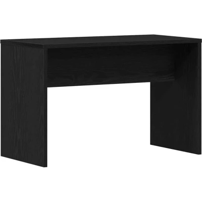 Image of vidaXL Dressing Stool Black Oak 70x35x45 cm Engineered Wood