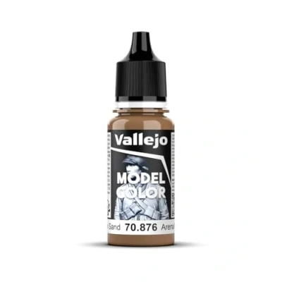 Image of Vallejo Model Color 17 ml Acrylic Paint Brown Sand