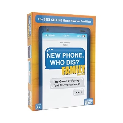 Image of WHAT DO YOU MEME? New Phone, Who Dis? Family Edition The Text Message Party Game