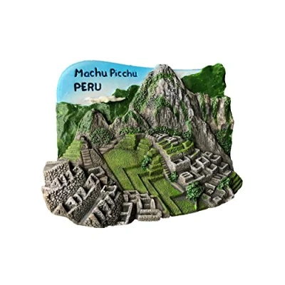 Image of 3D Fridge Magnet Machu Picchu Peru Travel Sticker Souvenir,Home &amp; Kitchen Decoration Refrigerator