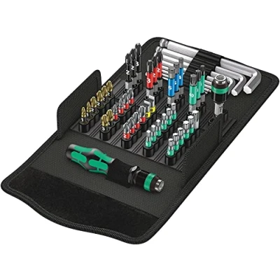 Image of Wera Kraftform Kompakt 100 Screwdriving Service Kit, 52pc 05057460001