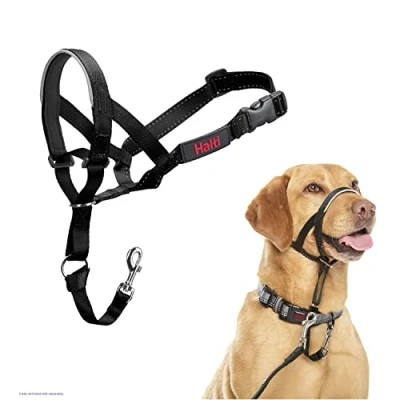 Image of Halti Dog Headcollar, Black, Size 3