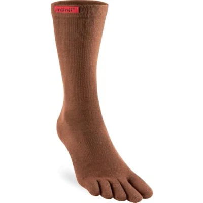 Image of Injinji SPORT ORIGINAL WEIGHT CREW BROWN M, brown, M