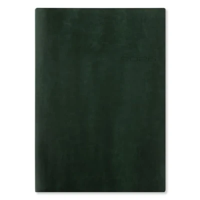 Image of Letts of London Lecassa A4 week to view 2025 diary British Racing Green