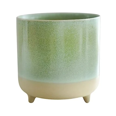 Image of Ivyline Planter, Ceramic, Mint Matte Reactive, H8.5cm x D8cm