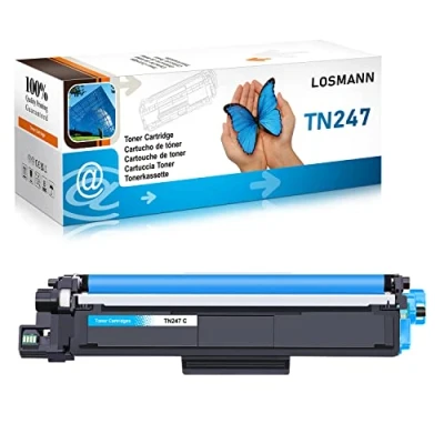 Image of LOSMANN 1x Cyan Toner Compatible for Brother TN247 TN243 MFC L3770CDW L3750CDW HL L3230CDW L3210CW L3710CW DCP L3550CDW L3730CDN L3510CDW L3270CDW L3517CDW