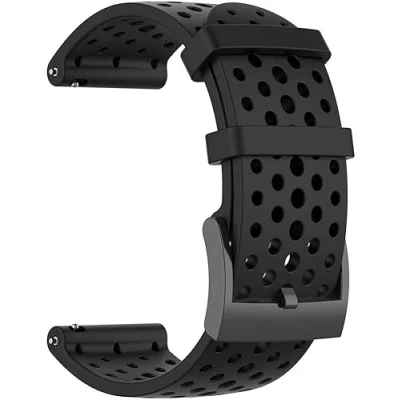 Image of INF Strap for Suunto 7/9 / 9Baro D5 Spartan/Fossil Nate/Q Silicone Black