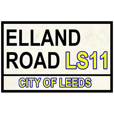 Image of Street Road Signs (Elland Road) New Metal Sign 8x12 inches