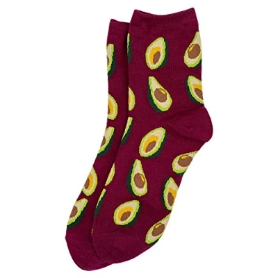 Image of JOE COOL Socks Avocado Made With Cotton &amp; Spandex