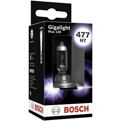 Image of Bosch 477 (H7) Plus 120 Gigalight Headlight Bulb 12 V 55 W PX26d 1