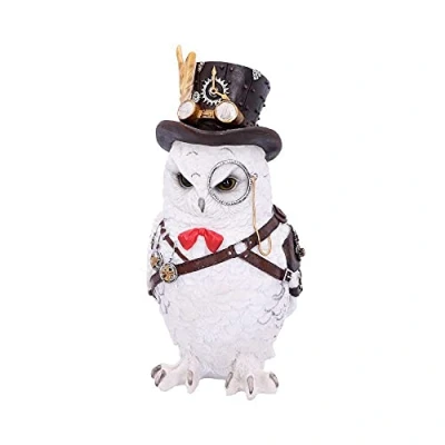 Image of Nemesis Now Cogsmiths Owl 23.5cm, White, One Size