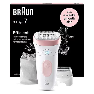 Image of Braun Silk pil 7, Epilator For Easy Hair Removal, Lasting Smooth Skin, 7 030