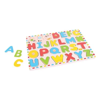Image of Bigjigs Toys Inset Puzzle Uppercase Alphabet