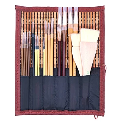 Image of CENPEK 18Pcs set Excellent Chinese Calligraphy Brush Kanji Japanese Sumi Drawing
