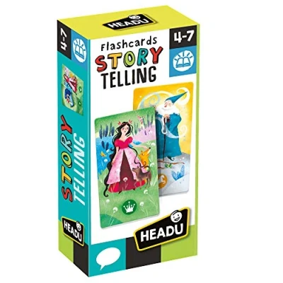 Image of HEADU Flash Cards Storytelling play the game and make up a fairy tale story Educational Games &amp; Puzzles Ages 4 7 years
