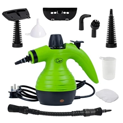 Image of Quest Handheld Steam Cleaner 350ml Green