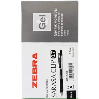 Image of Zebra 0.7 mm Sarasa Clip Gel Ink Pen Black