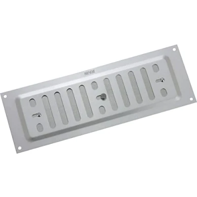 Image of MAP Aluminium Adjustable Air Vent 9 x 3, Single Brick Hit &amp; Miss Grille Cover (228mm 76mm), SAA (Silver)