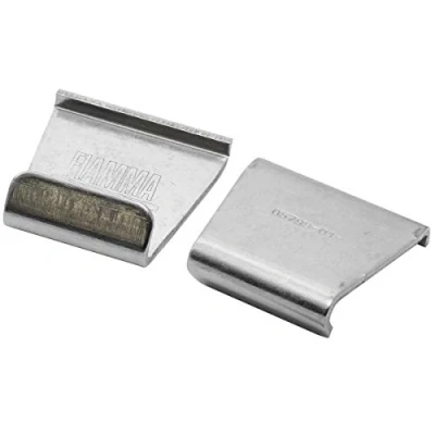 Image of Fiamma Pair of Metal Clips for Awning Tie Down S Spare or Replacement