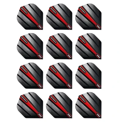 Image of Red DRAGON Hardcore Radical Flash Dart Flights 4 sets Per Pack (12 in total)