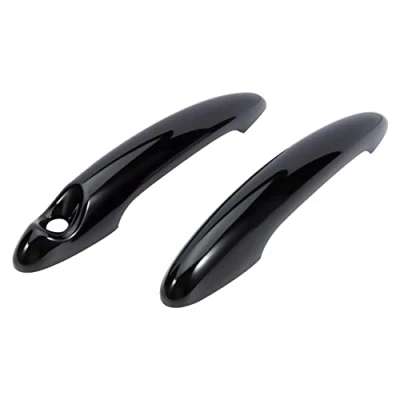 Image of KASturbo Car Door Handle Cover Gloss Black Replacement for Mini Cooper S R50 R52 R53 R55 R56 R57 R58 R59 R61 2001 2015 Outer