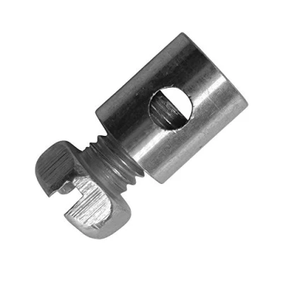 Image of Adjustable Cable Lock Barrel CLAMP Throttle 6MM 7.2MM Guide Hanger END Stop Vintage Moped Roller Scooter Motorbike Brake Accelerator Gas