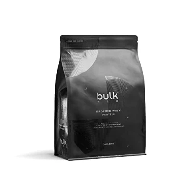 Image of Bulk Informed Whey Protein Isolate Powder, Shake with Added Digestive Enzymes, Chocolate Hazelnut Biscuit, 2.27 kg, 75 Servings