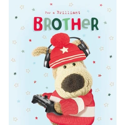 Image of Boofle for A Brilliant Gamer Brother Christmas Greeting Card Cute Xmas Cards 742353