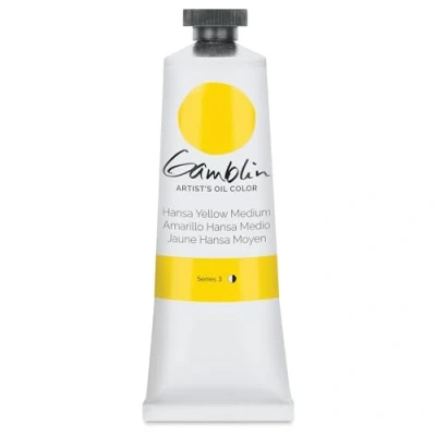 Image of Gamblin Artist Oil, 37ml Tube, Hansa Yellow Medium (1310)