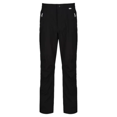 Image of Regatta Mens Highton Stretch Waterproof Overtrousers XXXL Black