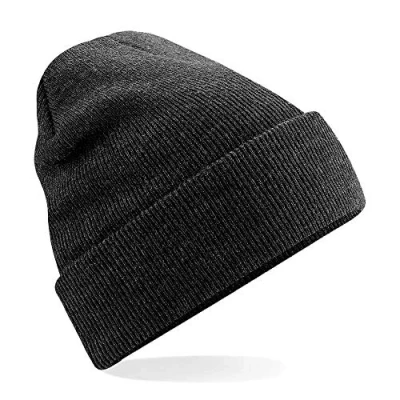 Image of Beechfield Original Cuffed Beanie Charcoal One Size