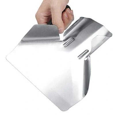 Image of Popcorn Scoop French Fry Scoop, Stainless Steel Scooper Bagger Snacks Food Shovel for Chips Candy Ice
