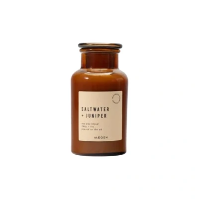 Image of Maegen Alchemist 9oz Candle in a Jar Saltwater &amp; Juniper