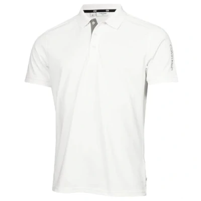 Image of Calvin Klein Mens Club Golf Polo Shirt White L