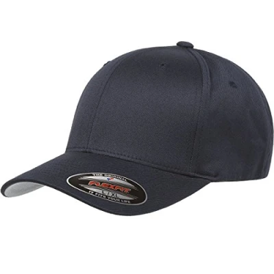 Image of Flexfit Men&#039;s Athletic Baseball Fitted Cap, Dark Navy, L XL UK