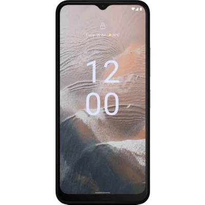Image of Nokia C32 6.5 HD+ Smartphone with 3GB RAM/64GB ROM, 50MP/8MP Cameras, 5000 mAh 3 day Battery Life, Toughened Glass back, IP52 Rating, Fingerprint sensor &amp; Face unlock, Android 13, Dual SIM Pink