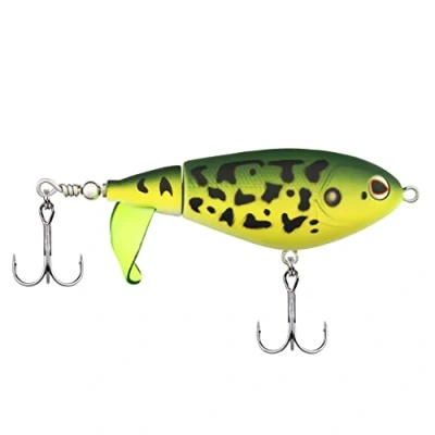 Image of Berkley Choppo Topwater Fishing Lure, MF Frog, Size 75, Cupped Propeller Tail for Balance of Sound and Spray, Equipped with Sharp Fusion19™ Hook