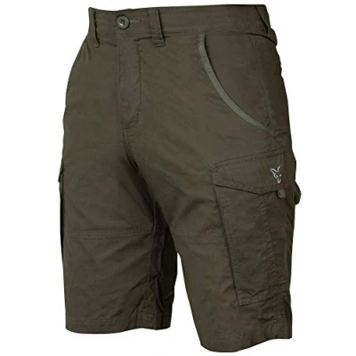 Image of Fox Collection Green/Silver Combat Shorts: Small