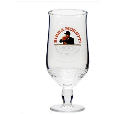 Image of Birra Moretti Pint Glasses CE 20OZ / 568ML (SET OF 2)