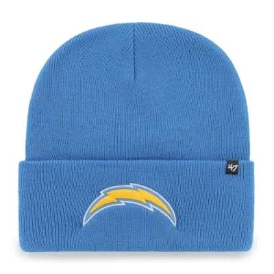 Image of 47 NFL Los Angeles Chargers Unisex Cuff Knit Beanie, Blue Raz