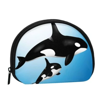 Image of Coin Purse,Purses Wallet Change Pouch Purse Mini Wallets for Women Girls Gift,Orcas