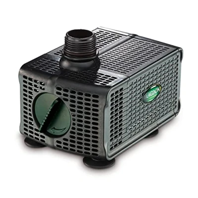 Image of Blagdon Water Feature Pump with Auto Shut Off Sensor Prevents Burnout, Adjustable Flow Control, Reduced Cleaning, 3 Hose Fitting Adaptors, Pumps up to 2000 Litres/Hour, Max Pumping Height 1.8m