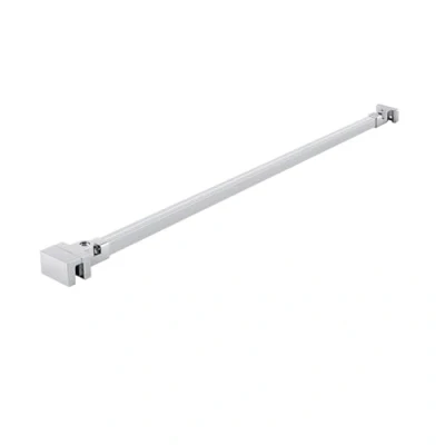 Image of EMKE 500mm Stainless Steel Support Bar Arm for Frameless Shower Door Fixed Panel, 180Wall Mounted Stabiliser Wet Room Screen, Walk in Enclosure, Fits 6 8mm Glass