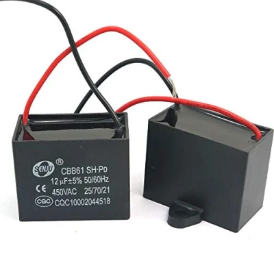 Image of DollaTek 2Pcs CBB61 12uF 450V AC 50/60Hz Air Conditioner Fan Motor Running Capacitor