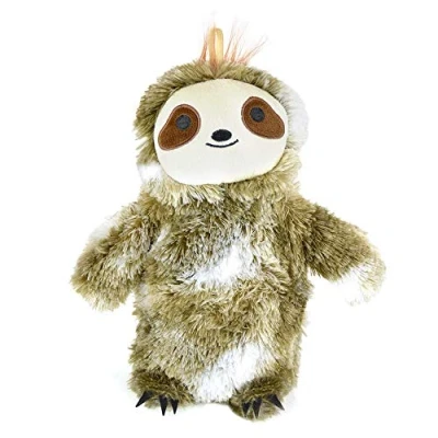 Image of 3D Cute Sloth Novelty Hot Water Bottle with Removable Cover Soft Plush 750ml