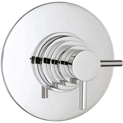 Image of Hudson Reed JTY025 Tec Cross Modern Bathroom Dual Concealed Valve, 185mm x 185mm, Chrome, Set of 4 Pieces