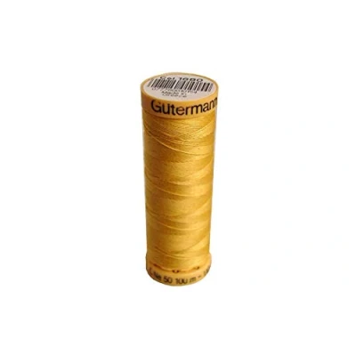 Image of Gutermann Natural Cotton Thread 110yd Dark Yellow